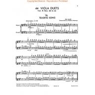 Bartók 44 Viola Duets, Volume II