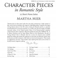 Character Pieces in Romantic Style, Book 1