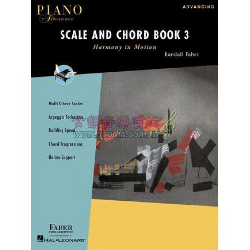 【Faber】Piano Adventure – Scale and Chord Book 3