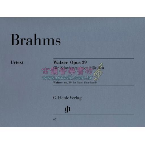 Brahms Waltzes op. 39 for Piano 4-hands