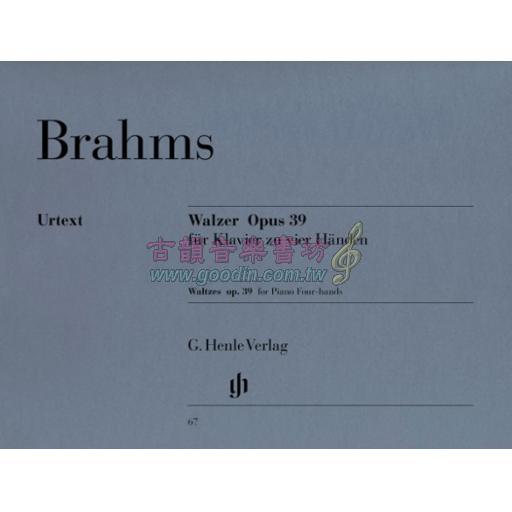 Brahms Waltzes op. 39 for Piano 4-hands <售缺>