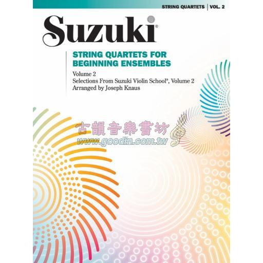 Suzuki String Quartets for Beginning Ensembles, Volume 2