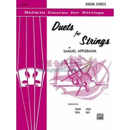 Duets for Strings,【Violin】Book 3