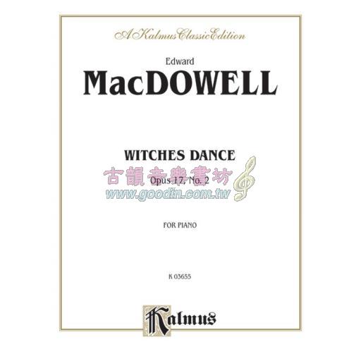 MacDowell Witches Dance, Opus 17, No. 2 <售缺>