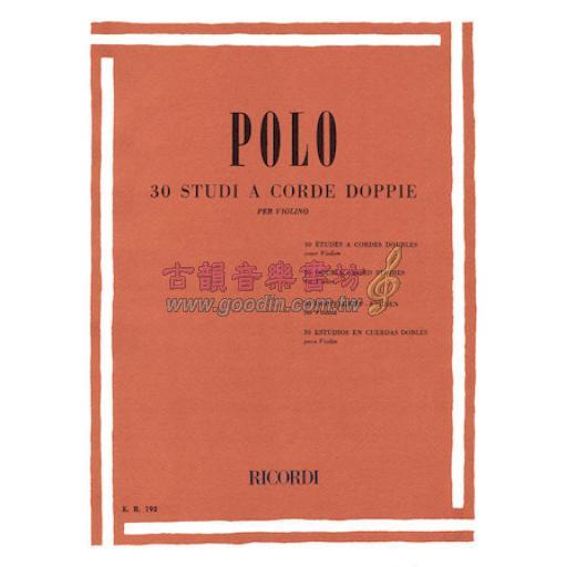 Polo 30 Studi A Corde Doppie for Violin
