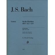Bach Six Partitas BWV 825-830 (Edition without fingering)