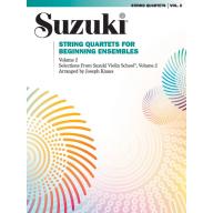 Suzuki String Quartets for Beginning Ensembles, Vo...