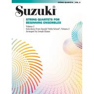 Suzuki String Quartets for Beginning Ensembles, Volume 2