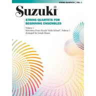 Suzuki String Quartets for Beginning Ensembles, Volume 1