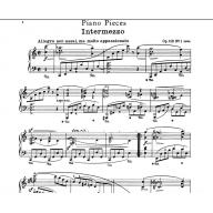Brahms Piano Pieces, Opus 118