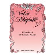 Glenda Austin - Valse Elegante for 1 Piano, 4 Hands