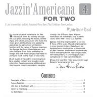 Jazzin' Americana for Two Book 4 (1 Piano, 4 Hands)