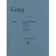 Grieg Lyric Pieces Volume III, op. 43