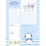 三麗鷗彩色音樂聯絡簿 - 貝克鴨 GU116 <售缺>