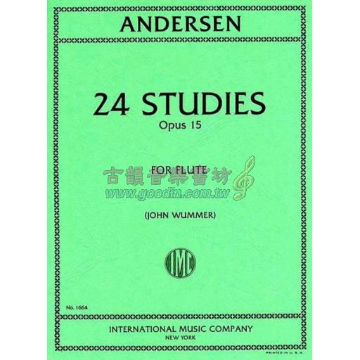 Andersen 24 Studies Op.15 for Flute Solo