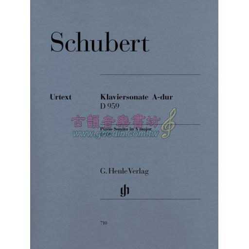 Schubert Piano Sonata A major D 959