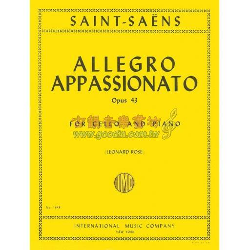 *Saint-Saens Allegro Appassionato Op.43 for Cello and Piano