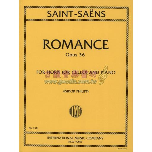 Saint-Saens Romance Op.36 (for Horn and Piano or Cello and Piano)
