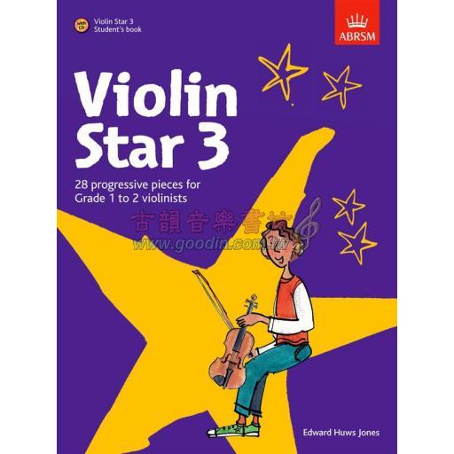 ABRSM 英國皇家 Violin Star 3 - Student's Book + CD <售缺>