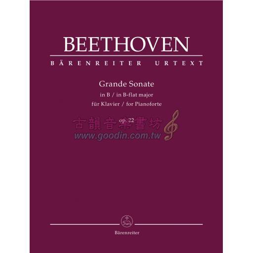 Beethoven Grande Sonate for Pianoforte in B-flat major op. 22