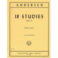 *Andersen 18 Studies Op.41 for Flute Solo