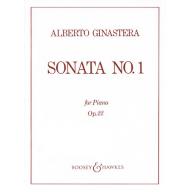 Alberto E. Ginastera Sonata No. 1, Op. 22 for Piano