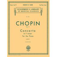 Chopin Concerto No. 2 in F minor, Op. 21 for 2 Pianos, 4 Hands