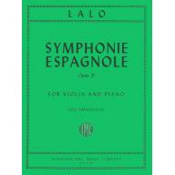 Lalo Symphonie Espagnole, Op. 21 for Violin and Pi...