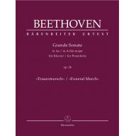 Beethoven Grande Sonate for Pianoforte in A-flat major op. 26 