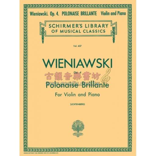Wieniawski Polonaise Brillante OP.4 