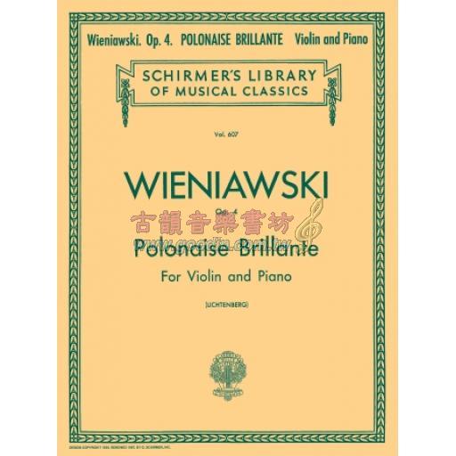 Wieniawski Polonaise Brillante OP.4  <售缺>