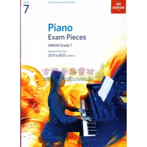 ABRSM 英國皇家 Piano Exam Pieces 2021 & 2022, Grade 7