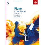 ABRSM 英國皇家 Piano Exam Pieces 2021 & 2022, Grade 5