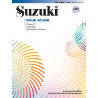 Suzuki Violin School, Vol.2 + CD【Asian Edition】