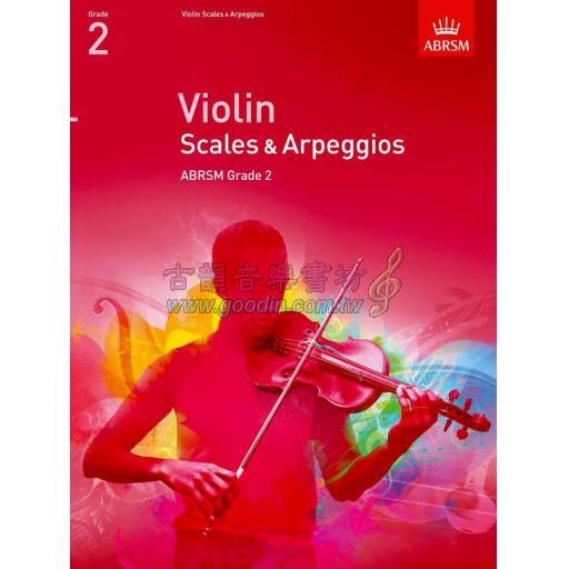 ABRSM 英國皇家 小提琴音階 Violin Scales & Arpeggios, Grade 2