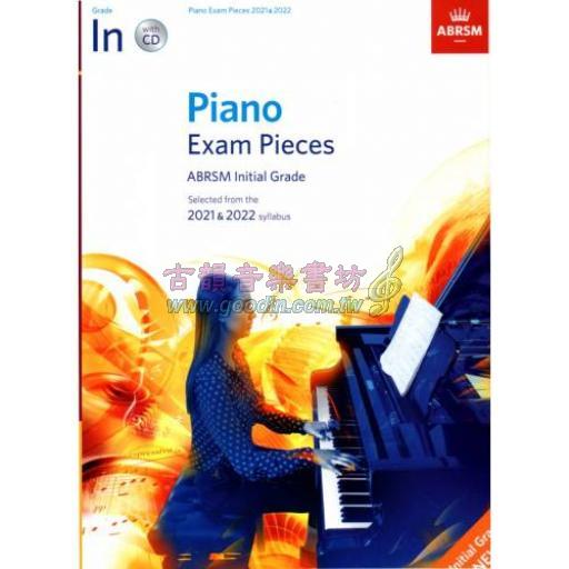 ABRSM 英國皇家 Piano Exam Pieces 2021 & 2022, Initial Grade+CD <售缺>