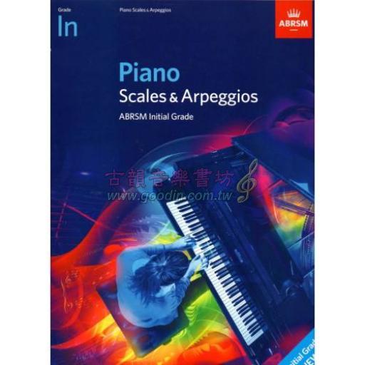 ABRSM 英國皇家 鋼琴音階 Piano Scales & Arpeggios from 2021 Initial Grade