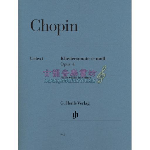 Chopin Piano Sonata in C minor op. 4