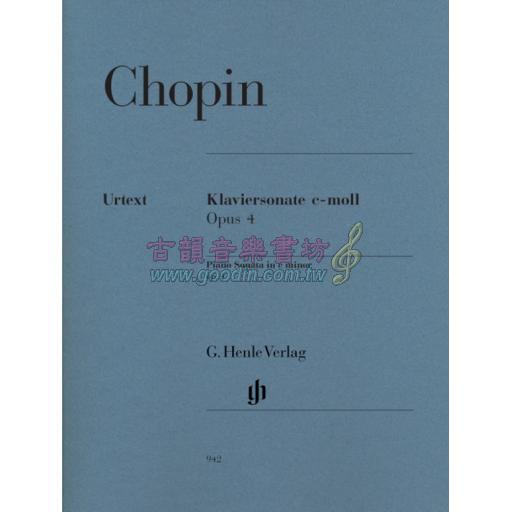 Chopin Piano Sonata in C minor op. 4
