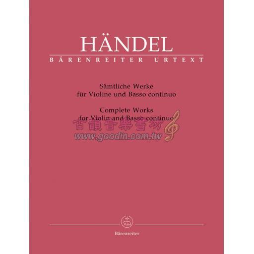 Handel Complete Works for Violin and Basso continuo