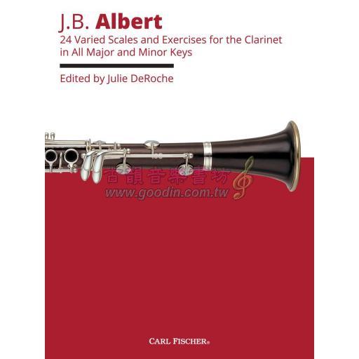 J.B.Albert 24 Varied Scales and Exercises for Clarinet