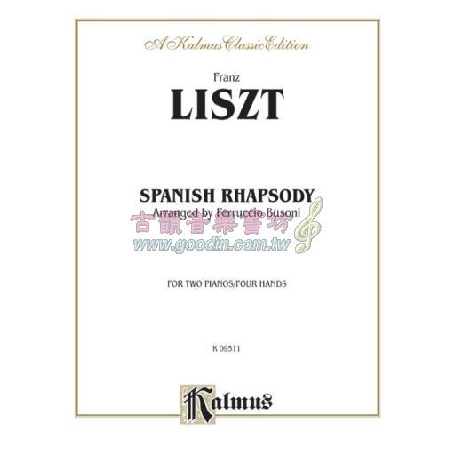 Liszt Spanish Rhapsody for 2 Pianos,4 hands