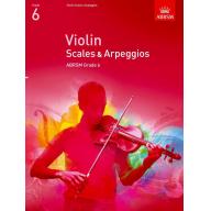 ABRSM 英國皇家 小提琴音階 Violin Scales & Arpeggios, Grade 6