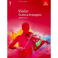 ABRSM 英國皇家 小提琴音階 Violin Scales & Arpeggios, Grade 7