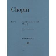 Chopin Piano Sonata in C minor op. 4