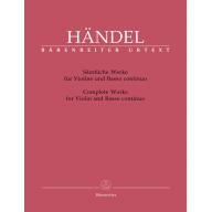 Handel Complete Works for Violin and Basso continuo