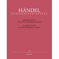 Handel Complete Works for Violin and Basso continuo