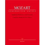 Mozart Complete Works for Two Pianos