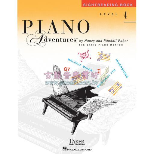 【Faber】Piano Adventure – Sightreading Book – Level 4