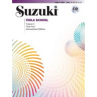 Suzuki Viola School, Vol.2【Viola Book & CD】